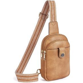 BOSTANTEN Small Sling Bag Crossbody Bags for Women Trendy Crossbody Purse Leather Chest Bag