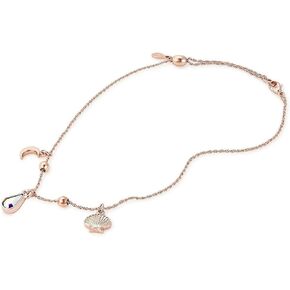 خلخال Alex and Ani قابل للتعديل للنساء، سمر أوشنسايد بيتش متعدد السحر، لمسة نهائية لامعة، 11.5 بوصة