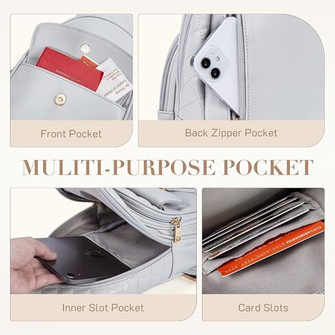 Missnine Sling Bag for Women Quilted PU Leather Fanny Pack Crossbody Bags Trendy Chest Bag Hiking Cycling Travel with Tassel in Kuwait