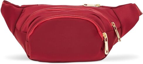 Zodaca Black Extra Large Fanny Pack, Plus Size Crossbody Bag with Adjustable Belt Straps, Fits 34-60 Inch Waist (Expands to 5XL) in Saudi Arabia