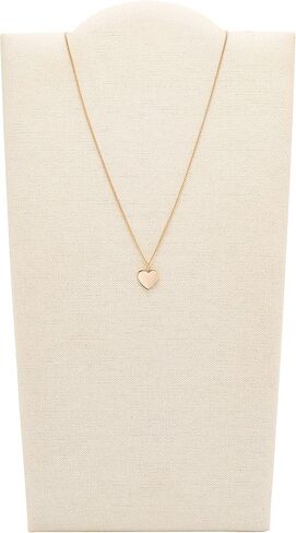 Fossil Women's Plated Stainless Steel Engravable Personalized Gift Pendant Chain Necklace for Women in Kuwait