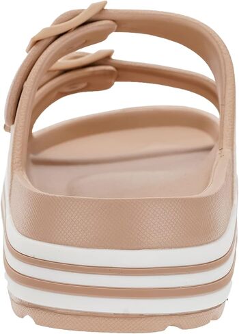 صندل نسائي من BRONAX بحزام قابل للتعديل مع دعم للقوس in Kuwait