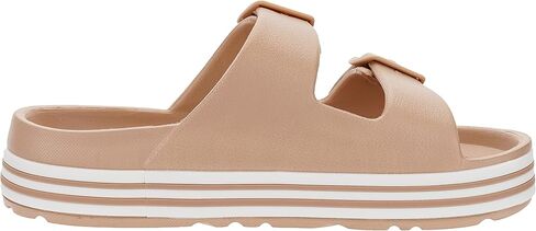 صندل نسائي من BRONAX بحزام قابل للتعديل مع دعم للقوس in Kuwait