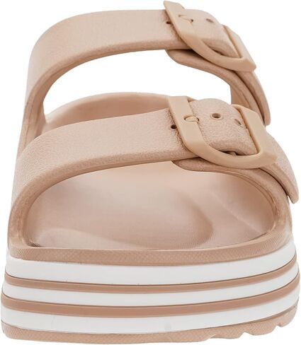 صندل نسائي من BRONAX بحزام قابل للتعديل مع دعم للقوس in Kuwait