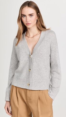 سترة Vince النسائية ذات 3 أزرار بتصميم مربع in Kuwait