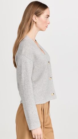 سترة Vince النسائية ذات 3 أزرار بتصميم مربع in Kuwait