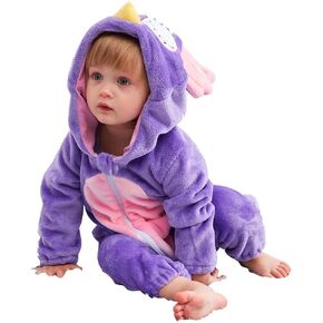 QZERPLAY Unisex Kids Baby Halloween Costumes Cartoon Outfit Hooded Homewear