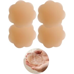 Grace Form Nipple Covers Stickers Nipple Covers Sticky Boobs Bra Nipple Pasties 2 Pairs nipple coverings Breast Pasties