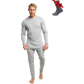 Merino.tech Merino Wool Baselayer Mens Set - Lightweight, Midweight Merino Wool Thermal Underwear For Men Top and Bottom
