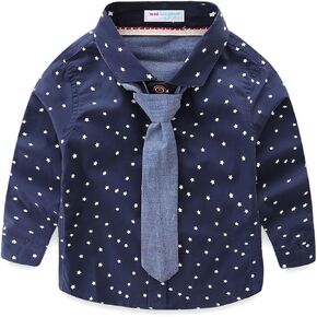 Mud Kingdom Little Boy Dress Shirt Long Sleeve Cute in Saudi Arabia