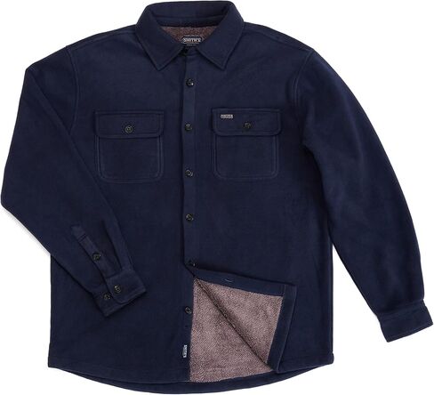 Smith's Workwear Men's Sherpa Lined Fleece Shirt Jacket in Saudi Arabia