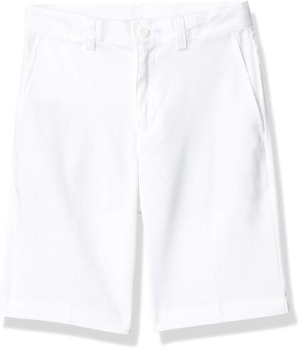 سروال قصير للأولاد PGA TOUR مقاس 9 بوصات Motionflux مطاطي مسطح من الأمام in Kuwait