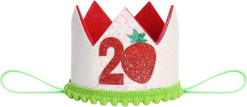 IDOPIP Baby Girls Strawberry 1/2 1st 2nd 3rd Birthday Outfit Romper Tutu Skirt Headband Warmers for Cake Smash Photo Shoot in Kuwait