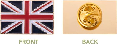 United Kingdom Flag Lapel Pin Enamel UK Country Made of Metal Souvenir Hat Men Women Patriotic Great Britain (Rectangle Pin) in Saudi Arabia