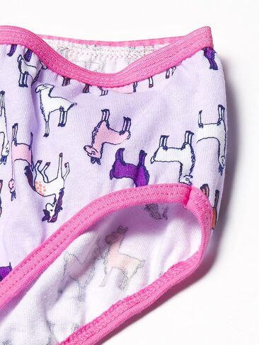 Hanes الفتيات Hanes سراويل داخلية بدون علامات قطن 100% للفتيات، متوفرة 10 و20 قطعة ملابس داخلية على طراز بيكيني، متنوعة، الولايات المتحدة in Kuwait
