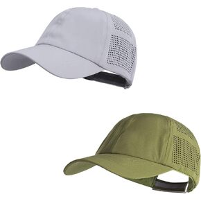 Women Quick Drying Baseball Cap Sun Hats Mesh Lightweight UV Protection for Outdoor Sports - Multiple Colors