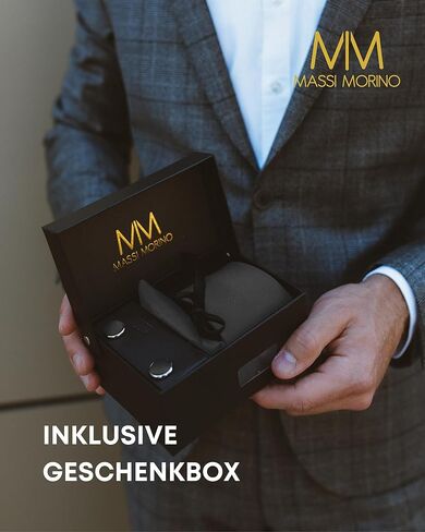Ties for Men Set with Pocket Square Cufflink and Tie Clip | Necktie Handkerchief in Gift Box for Wedding and Business in Kuwait