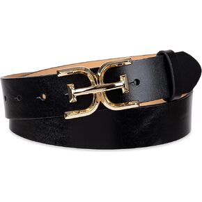 Sam Edelman Women's Double-e Logo Plaque Buckle Jean and Trouser Belt in Saudi Arabia