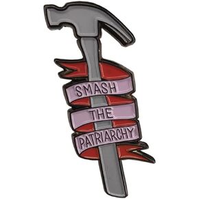 GuDeKe Smash The Patriarchy Enamel Pins Feminist Gifts Women Empowerment Gifts Self Help Brooche in Kuwait