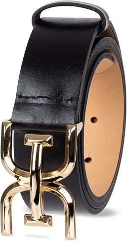 Sam Edelman Women's Double-e Logo Plaque Buckle Jean and Trouser Belt in Saudi Arabia