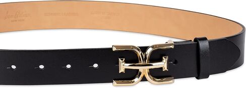Sam Edelman Women's Double-e Logo Plaque Buckle Jean and Trouser Belt in Saudi Arabia