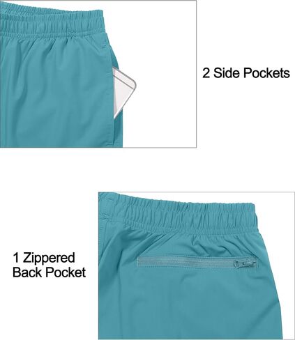 Little Donkey Andy Women's Running Shorts,Quick Dry Athletic Shorts Lightweight Active Workout Gym Shorts in Saudi Arabia
