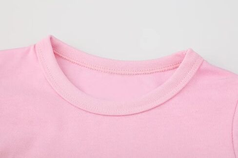 MSSMART Toddler Girl Long Sleeve T-Shirts Kids Cotton Fall Top Crewneck Clothes 2-7 Years in Kuwait