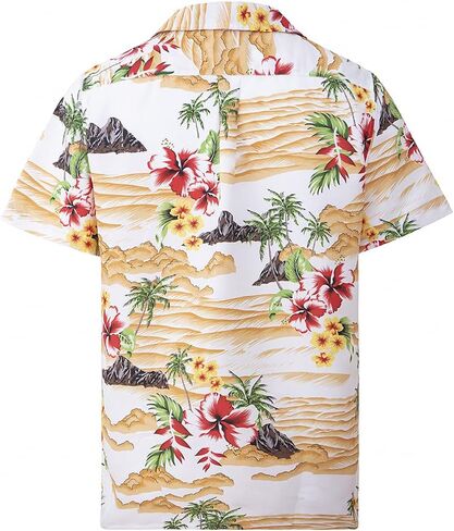 Year In Year Out Mens Hawaiian Shirt Regular Fit Hawaiian Shirts for Men with Quick to Dry Effect in Saudi Arabia