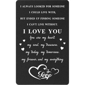 I Love You Gifts for Husband Men Him - Unique Mens Birthday Card - Gifts for Groom from Bride - Anniversary Fathers Day Card for Husband in Saudi Arabia