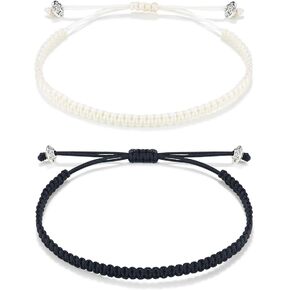 Jeka أساور متطابقة للأزواج وعد المسافة لصديقها وصديقتها Bf Gf Pulseras para Parejas