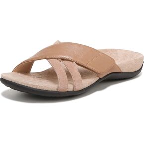 Vionic Women's Rest Zarie Slide Sandals- Supportive Sandals and Indoor/Outdoor Slip Ons That Includes an Orthotic Insole and Cushioned Outsole for Arch Support, Sizes 5-12
