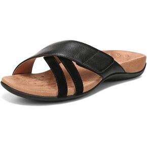 Vionic Women's Rest Zarie Slide Sandals- Supportive Sandals and Indoor/Outdoor Slip Ons That Includes an Orthotic Insole and Cushioned Outsole for Arch Support, Sizes 5-12 in Saudi Arabia