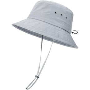 قبعة دلو من القطن المغسول للرجال من VOBOOM، قبعة Boonie قابلة للتعبئة للحماية من الشمس in Kuwait