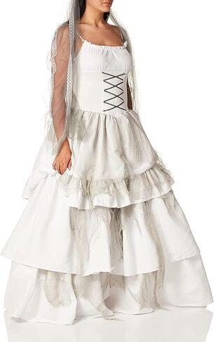 Forum Novelties Women's Deluxe Victorian Ghost Bride Costume in Kuwait