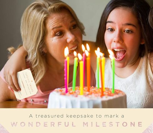 هدايا عيد الميلاد الثاني عشر للفتيات من Lucky Feather Milestone - سوار من الخرز المغمور بالذهب عيار 14 قيراط على سلك قابل للتعديل من 7 إلى 8 بوصات - هدايا للفتيات بعمر 12 عامًا in Saudi Arabia