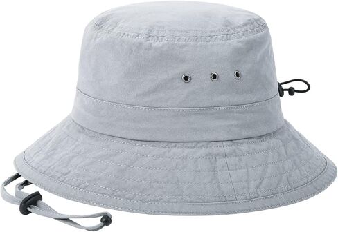 قبعة دلو من القطن المغسول للرجال من VOBOOM، قبعة Boonie قابلة للتعبئة للحماية من الشمس in Kuwait
