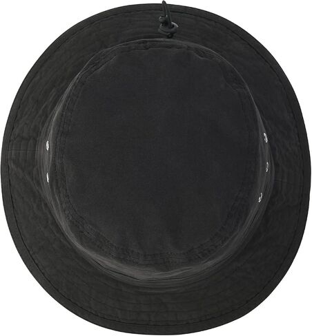 VOBOOM Men Cotton Washed Bucket Hat Packable Boonie Cap Sun Protection Visor Cap in Kuwait