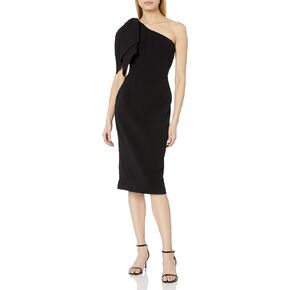 فستان TIFFANY فستان نسائي من الشيفون مزين بكتف واحد من فستان MIDI ShEATH من Dress the People in Kuwait