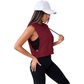 SweatyRocks Women's Sleeveless Workout Top Gym Activewear Crop Tank Top Open Side Shirt for Athletic Exercise Running in Kuwait