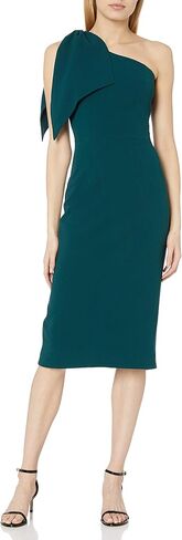 فستان TIFFANY فستان نسائي من الشيفون مزين بكتف واحد من فستان MIDI ShEATH من Dress the People in Kuwait