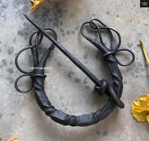 NauticalMart Medieval Brooch Renaissance Cloak Pin Knotted Ring Knight Armour in Saudi Arabia