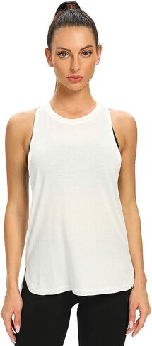 Ullnoy Workout Tank Tops for Women Running Muscle Tanks Sleeveless Loose Fit Gym Yoga Sport Shirts 3-5 Pack in Kuwait