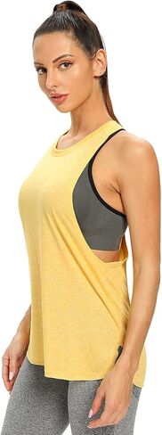 Ullnoy Workout Tank Tops for Women Running Muscle Tanks Sleeveless Loose Fit Gym Yoga Sport Shirts 3-5 Pack in Kuwait