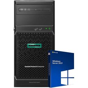 HP ProLiant ML30 Gen10 Tower Server Bundle with Intel Xeon E-2124 Quad-Core 3.3GHz, 32GB DDR4, 4TB SSD, RAID, Windows Server 2019 Standard (Renewed) in Saudi Arabia