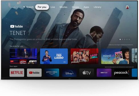 تلفزيون Sony XR55A95K مقاس 55 بوصة BRAVIA XR A95K 4K HDR OLED مع تلفزيون Google الذكي (موديل 2022) مع حزمة حماية محسنة CPS مميزة لمدة 4 سنوات in Kuwait