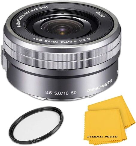 Sony E PZ 16-50mm f/3.5-5.6 OSS Lens - Silver (Renewed) in Saudi Arabia