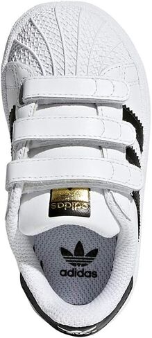 adidas Originals Kids' Superstars Running Shoe, White/Black, 4 M US in Kuwait