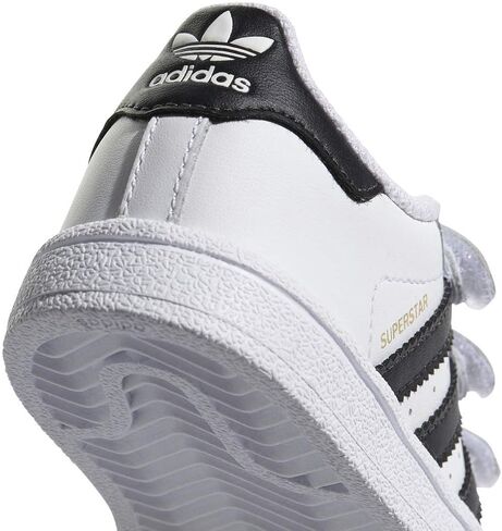 adidas Originals Kids' Superstars Running Shoe, White/Black, 4 M US in Kuwait