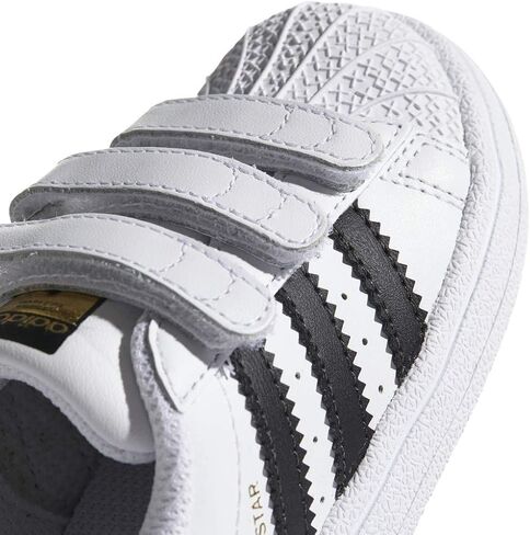 adidas Originals Kids' Superstars Running Shoe, White/Black, 4 M US in Kuwait