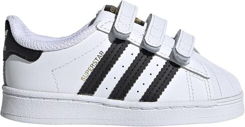 adidas Originals Kids' Superstars Running Shoe, White/Black, 4 M US in Kuwait